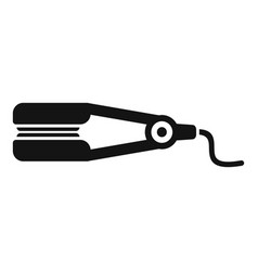 Hair Straightener Showing Beauty Salon Tool Icon