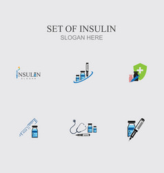 Insulin Injection Icon Simple Design Element