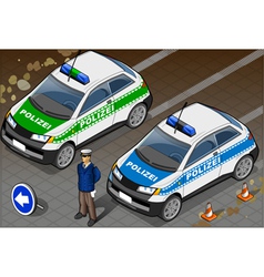 Isometric German Police Car