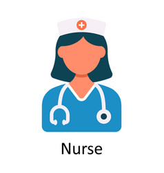 Nurse Flat Icon Design Medica