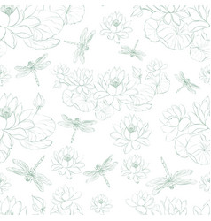 Tropical Seamless Pattern On White Background