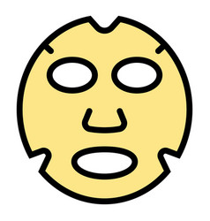 Face Mask Icon Flat