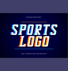 Sport Text Effect College Style Text Sans-serif