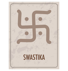 Traditional Hindu Swastika A Symbol Of Indian