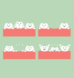 Step Of Caries To First Teeth