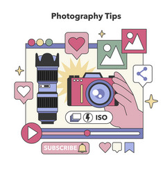 Photography Tips Guide Flat