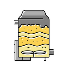 Mixing Mash Beer Production Color Icon