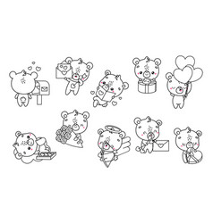 Collection Of Kawaii Polar Bear Coloring