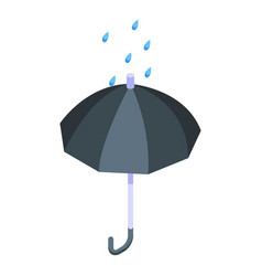 Rain Umbrella Protect Icon Isometric