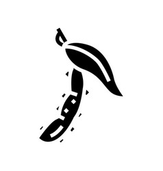 Soy Leaf Glyph Icon