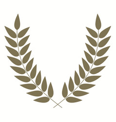 Award Branches Of Bay Leaves Glyph Icon