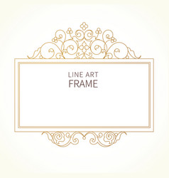 Elegant Frame In Eastern Style