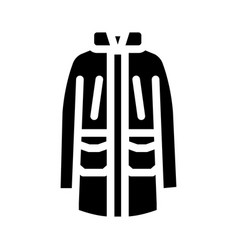 Parka Jacket Outerwear Female Glyph Icon