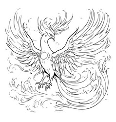 Eagle With Wings Spread Tattoo Design