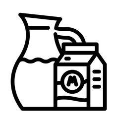 Milk Product Line Icon