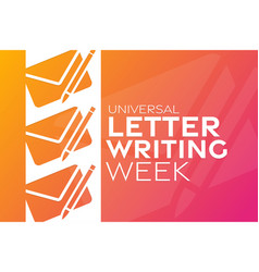 Universal Letter Writing Week