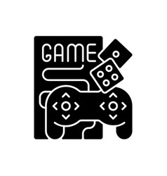 Game Night Black Glyph Icon