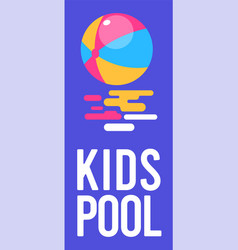 Kids Pool Icon Pool Color Beach Ball Water Play