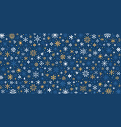 Snowflakes On A Blue Background Christmas Pattern