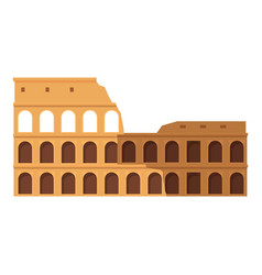 Amphitheater Arena Icon Cartoon Roman