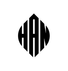 Han Circle Letter Logo Design With Circle