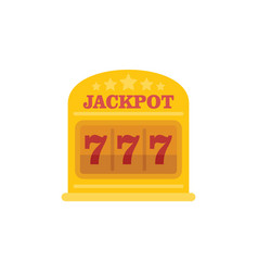 Jackpot Icon Flat Lucky Slot