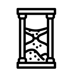 Hour Glass Line Icon