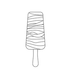 Popsicle Coloring Page Black And White Ice Cream