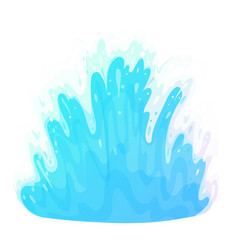 Sea Tidal Wave Splash Element