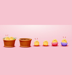 Easter Chicks Set