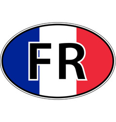 Sticker Car Flag France French Republic Fr