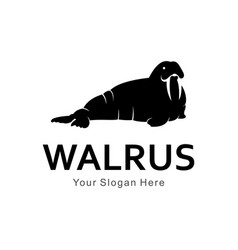 Walrus Flat Style Logo