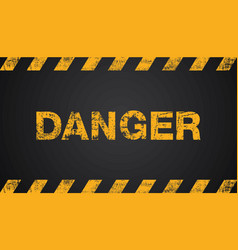 Danger Grunge Yellow And Black Diagonal Stripes