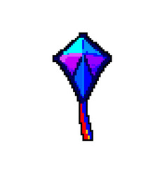 Fly Kite Sky Game Pixel Art