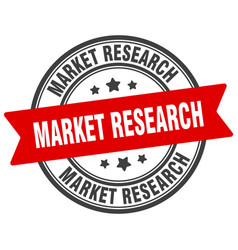 Market Research Stamp Label