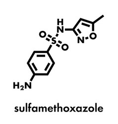 Sulfamethoxazole Antibiotic Drug Molecule