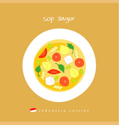 Vegetable Soup Indonesia Asia Food