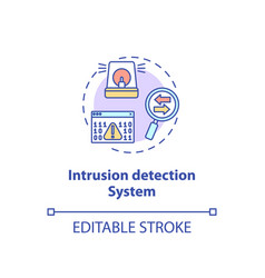 Intrusion Detection System Concept Icon