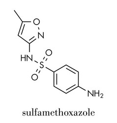 Sulfamethoxazole Antibiotic Drug Molecule