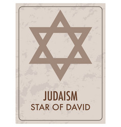 Jewish Star Of David Card Cartoon