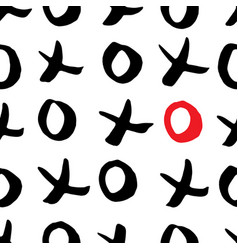 X And O Or Xo Symbols Seamless Pattern