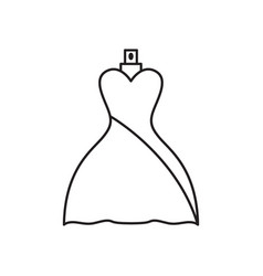 Dress Perfume Icon Logo