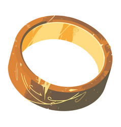 Golden Ring Jewerly Weeding Icon