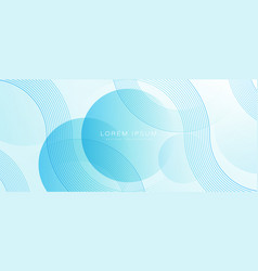 Abstract Blue Circle Shape On White Background