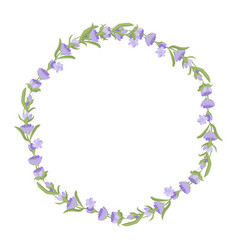 Wreath Of Lavender Flowers Element Purple