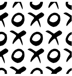 X And O Or Xo Symbols Seamless Pattern