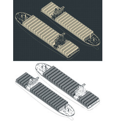 Container Ship Isometric Drawings