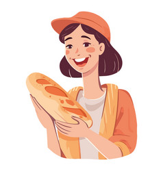 Smiling Women Eating Gourmet Pizza