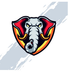 Golden Ivory Mighty Elephant Mascot