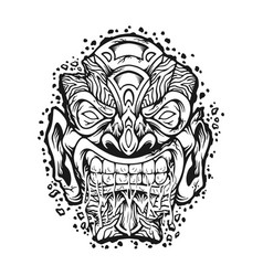 Monster Tiki Hawaiian Tropical Mask Mascot